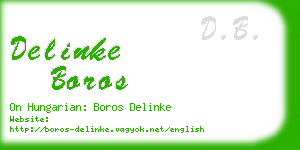 delinke boros business card